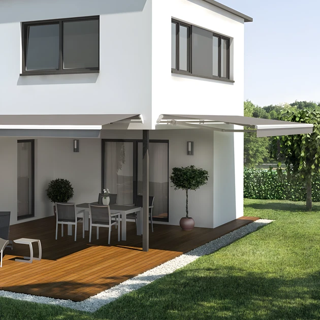 Offene Gelenkarmmarkise De-Luxe