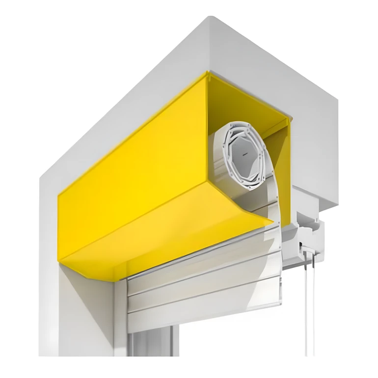 Grafik Rollläden mit stranggepressten Kästen